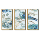 Indigold Watercolor Lovely bird II - Multi-Panels