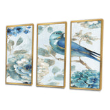 Indigold Watercolor Lovely bird II - Multi-Panels