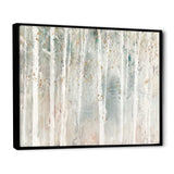 A Woodland Walk into the Forest III Framed Canvas Vibrant Black - 1.5" Thick