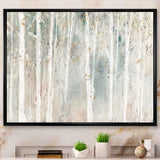 A Woodland Walk into the Forest III Framed Canvas Vibrant Black - 1.5" Thick