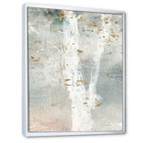 A Woodland Walk into the Forest IV Framed Canvas Matte White - 1.5" Thick