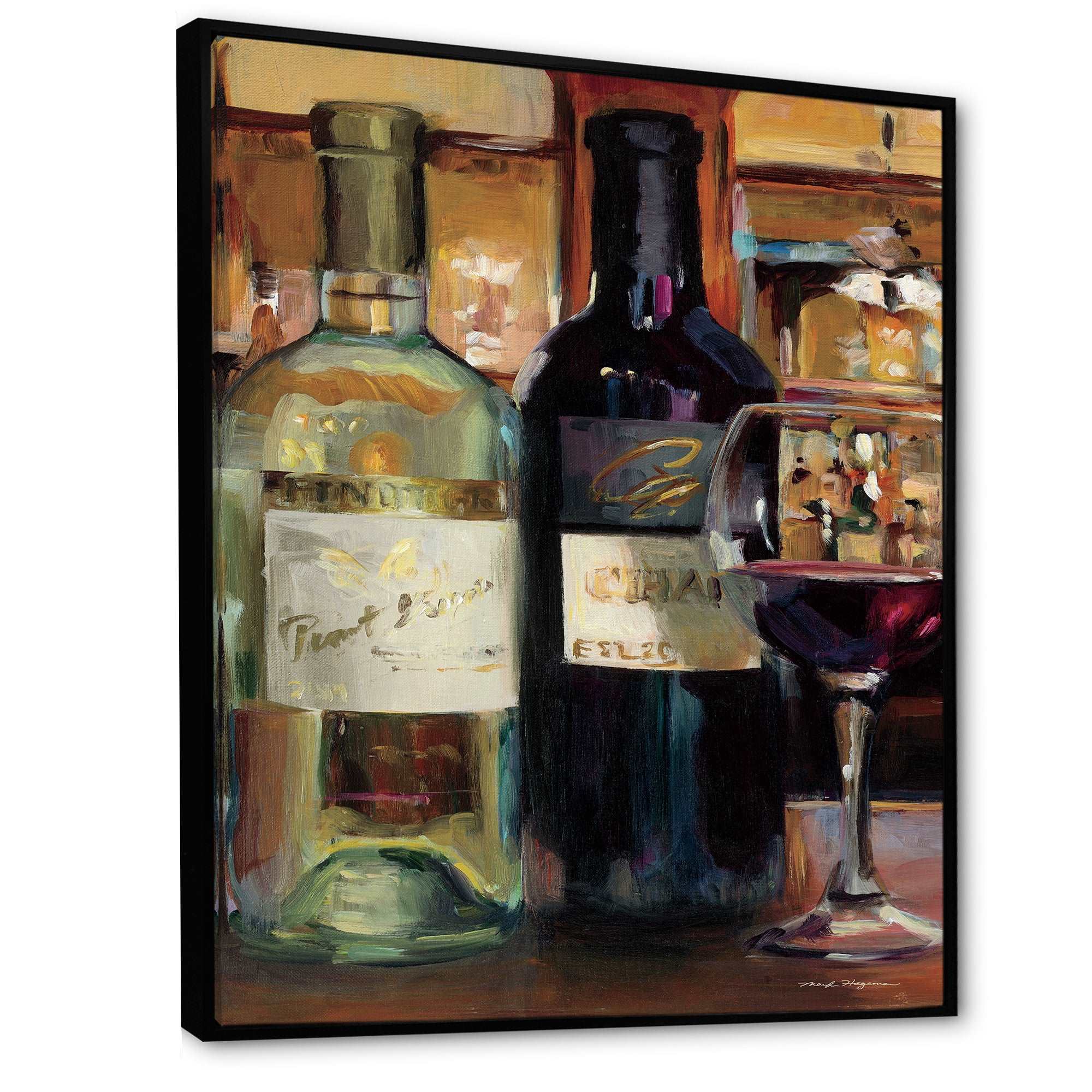 A Reflection of Wine Bottle II