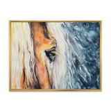 Close up of a Beautiful Horses Eye II - Painting on Canvas