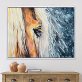 Close up of a Beautiful Horses Eye II - Painting on Canvas