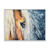 Close up of a Beautiful Horses Eye II - Painting on Canvas