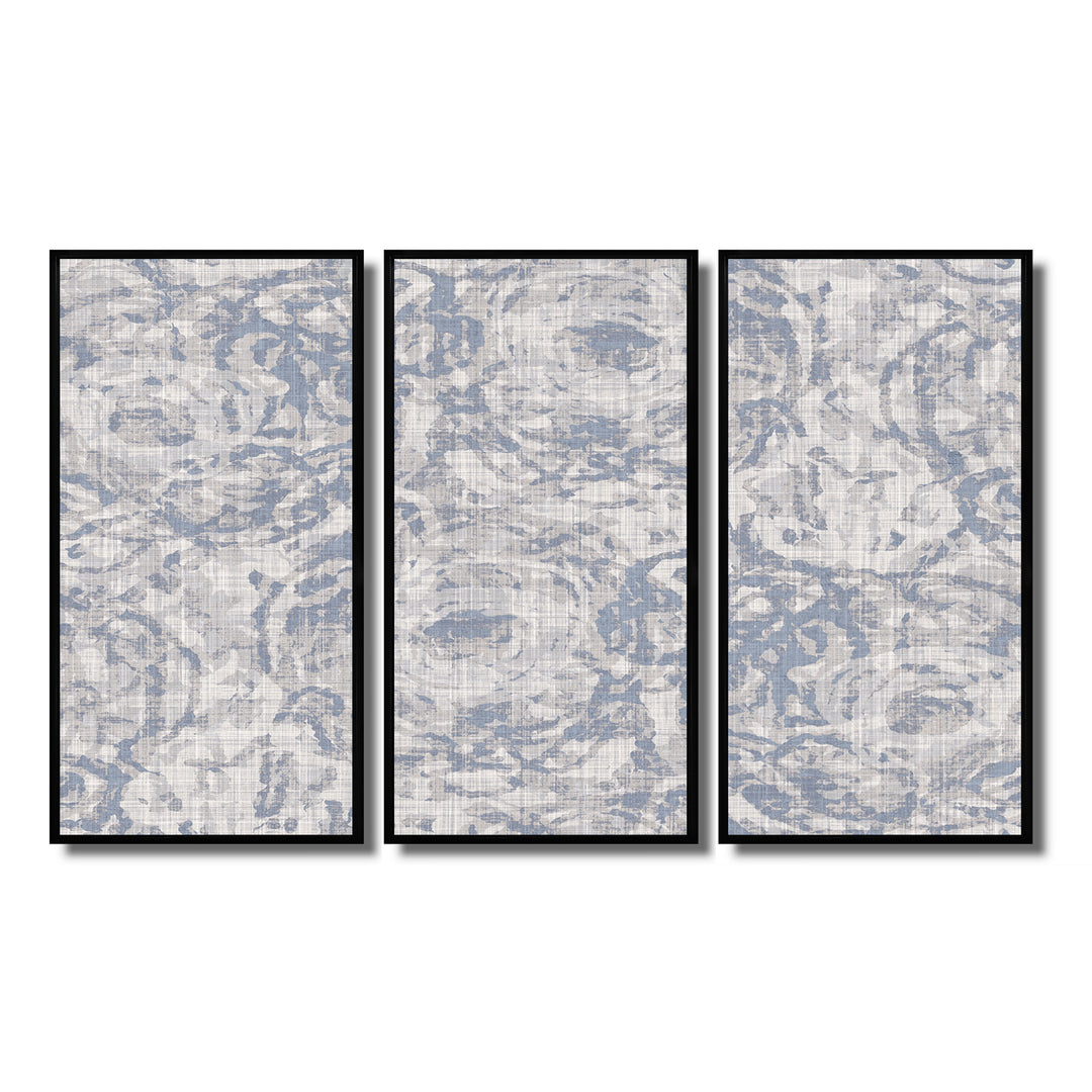 Vintage Blue Farmhouse Flower IV - Multi-Panels