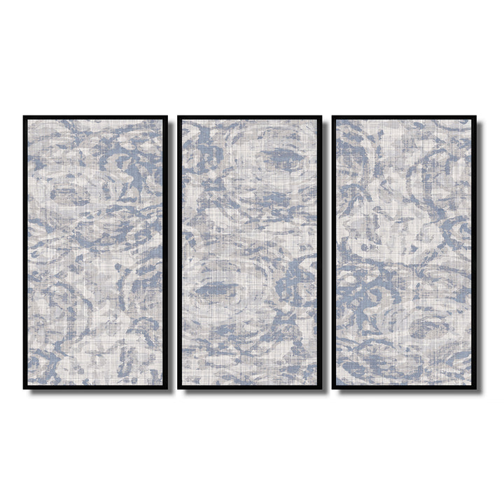 Vintage Blue Farmhouse Flower IV - Multi-Panels