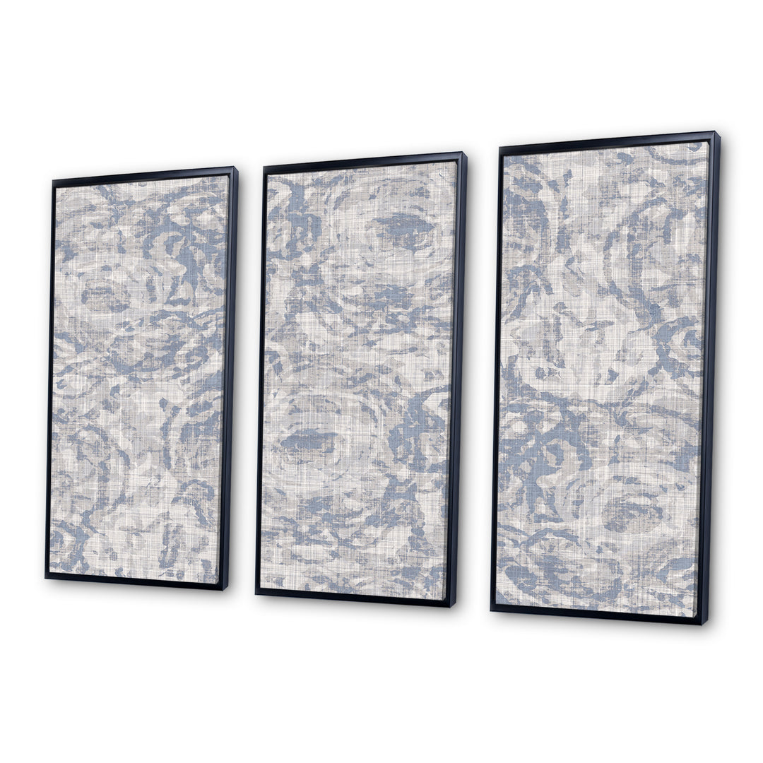 Vintage Blue Farmhouse Flower IV - Multi-Panels
