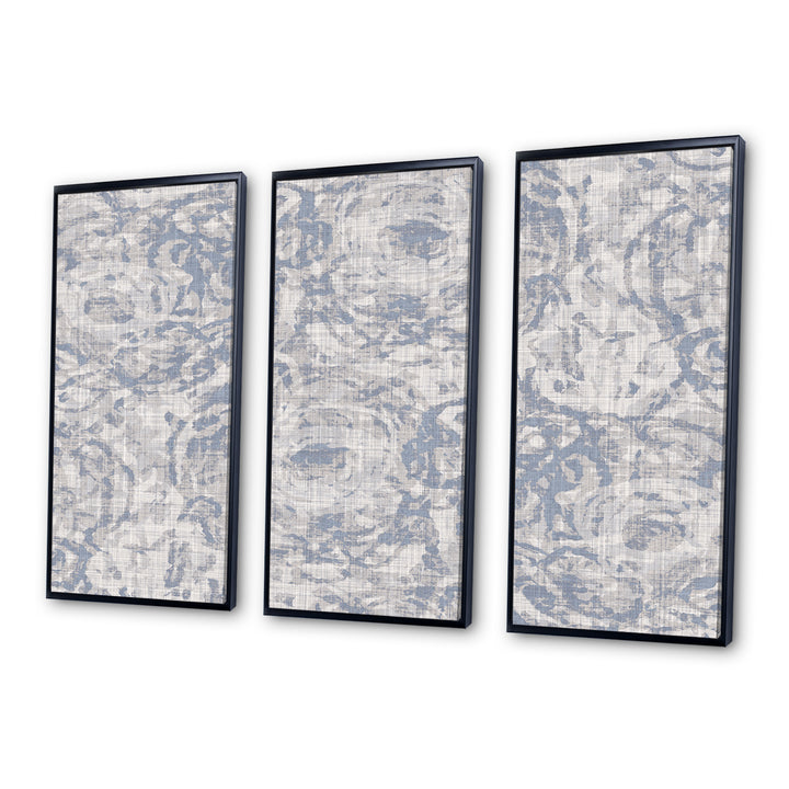 Vintage Blue Farmhouse Flower IV - Multi-Panels