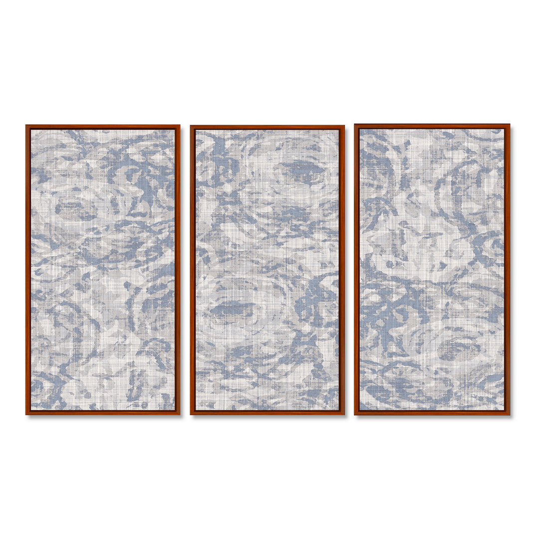Vintage Blue Farmhouse Flower IV - Multi-Panels