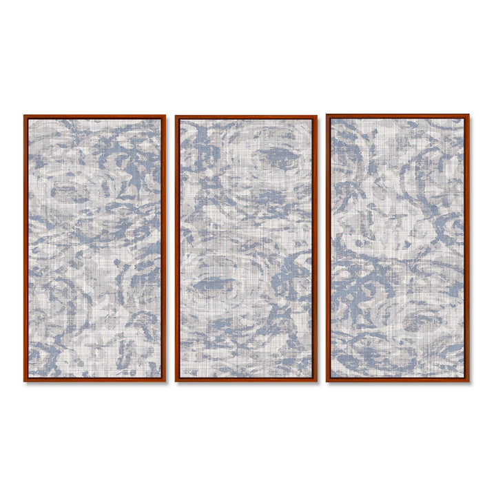 Vintage Blue Farmhouse Flower IV - Multi-Panels