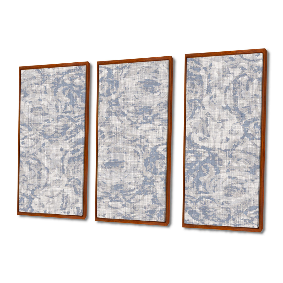 Vintage Blue Farmhouse Flower IV - Multi-Panels