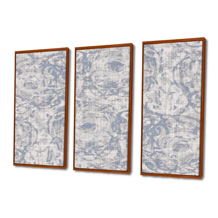 Vintage Blue Farmhouse Flower IV - Multi-Panels