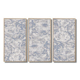 Vintage Blue Farmhouse Flower IV - Multi-Panels