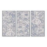 Vintage Blue Farmhouse Flower IV - Multi-Panels