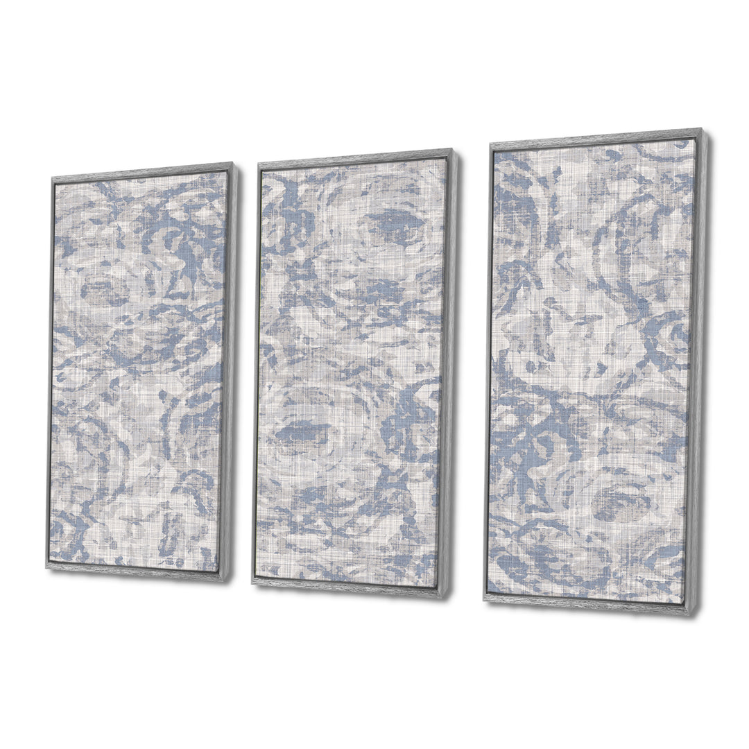 Vintage Blue Farmhouse Flower IV - Multi-Panels