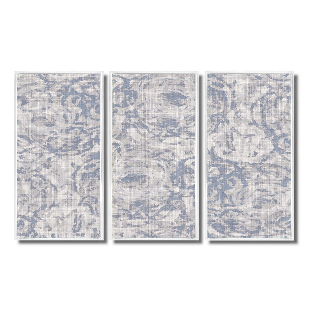 Vintage Blue Farmhouse Flower IV - Multi-Panels
