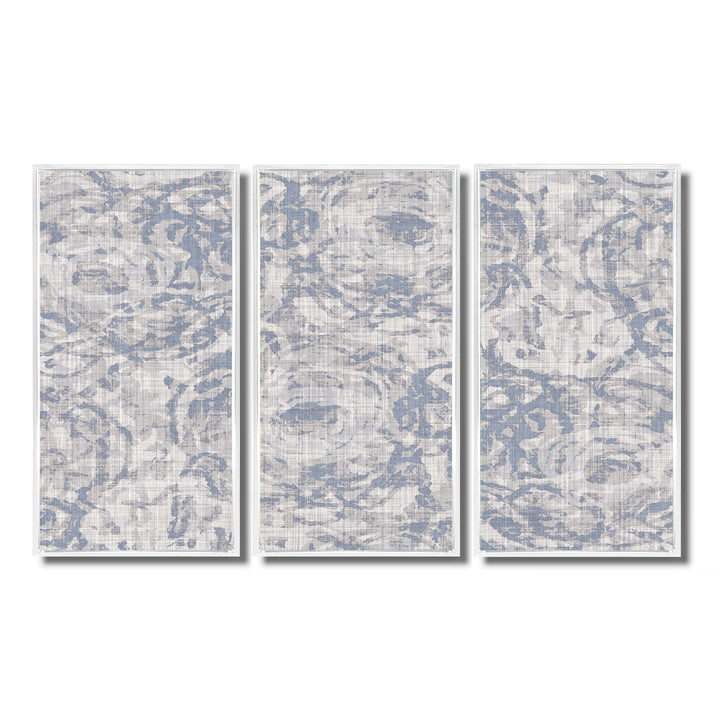 Vintage Blue Farmhouse Flower IV - Multi-Panels