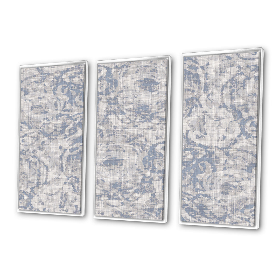 Vintage Blue Farmhouse Flower IV - Multi-Panels