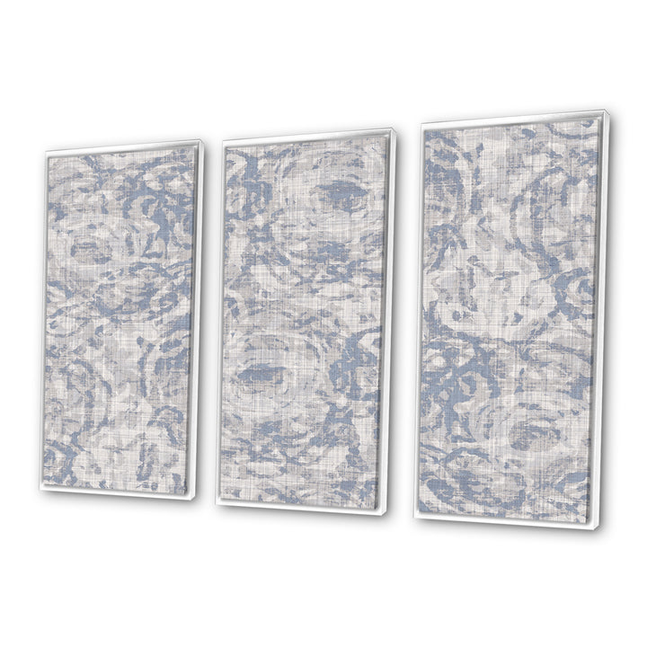Vintage Blue Farmhouse Flower IV - Multi-Panels