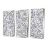 Vintage Blue Farmhouse Flower IV - Multi-Panels