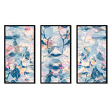 Pink And Shades Of Blue - Multi-Panels