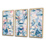 Pink And Shades Of Blue - Multi-Panels