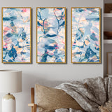 Pink And Shades Of Blue - Multi-Panels