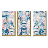 Pink And Shades Of Blue - Multi-Panels