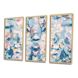 Pink And Shades Of Blue - Multi-Panels