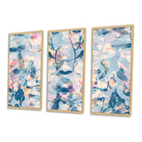 Pink And Shades Of Blue - Multi-Panels