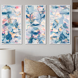 Pink And Shades Of Blue - Multi-Panels