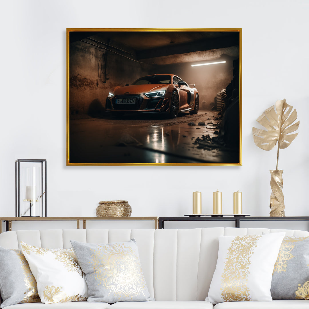 R 8 Exotic Car Photography - Cars Race Exotic Canvas Wall Art