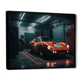 Orange Exotic Car Photography - Cars Race Exotic Canvas Wall Art