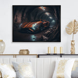 Orange Body kit Exotic Car Photography - Cars Race Exotic Canvas Wall Art