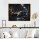 Orange Body kit Exotic Car Photography - Cars Race Exotic Canvas Wall Art