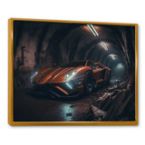 Orange Body kit Exotic Car Photography - Cars Race Exotic Canvas Wall Art