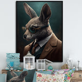 Mafia Rabbit - Rabbit Large Canvas Wall Art