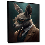 Mafia Rabbit - Rabbit Large Canvas Wall Art