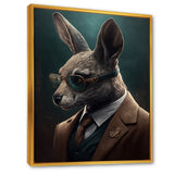 Mafia Rabbit - Rabbit Large Canvas Wall Art