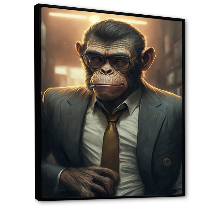 Mafia Monkey - Monkey Home Decor Art