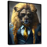 Lion Gangster In NYC - Lion Home Decor Art