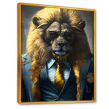 Lion Gangster In NYC - Lion Home Decor Art