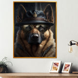 Mafia German Shepard - Dog Wall Art Prints