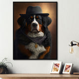 Mafia Bernese Mountain Dog - Dog Wall Art Prints
