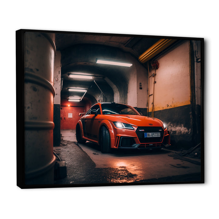 Tt In Underground Garage - Car Exotic Canvas Wall Art