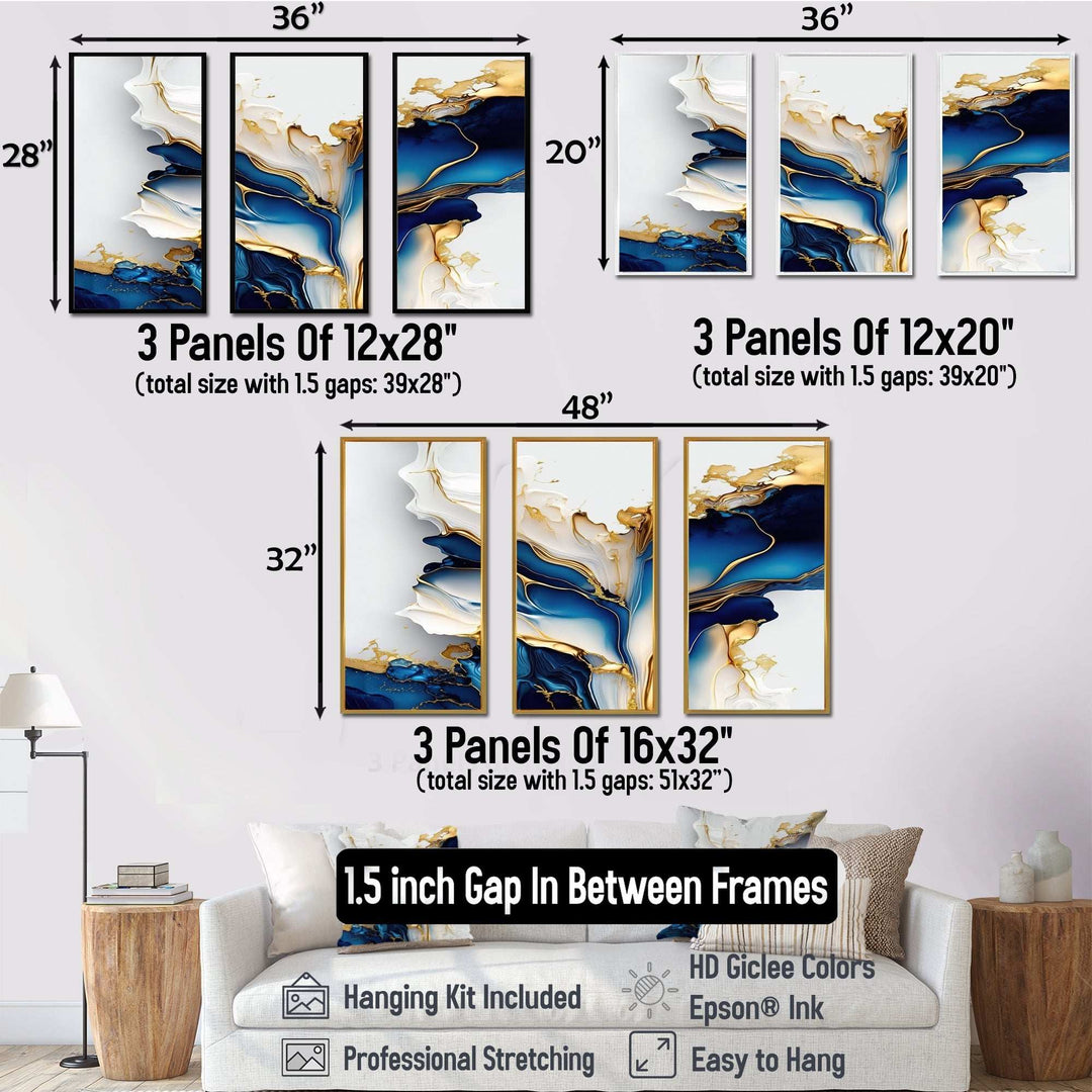 USA Great Smoky Mountains Landscape III - Canvas Wall Art Sets