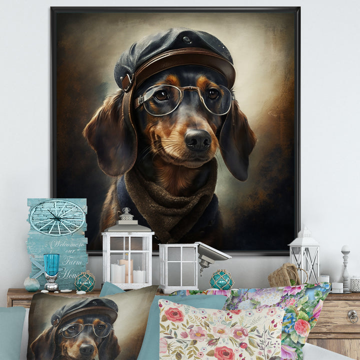 Dog Portrait - Brown Dog Wall Art