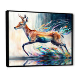 Deer In The Wild - Deer Large Canvas Wall Art