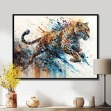 Cheetah - Cheetah Living Room Wall Art